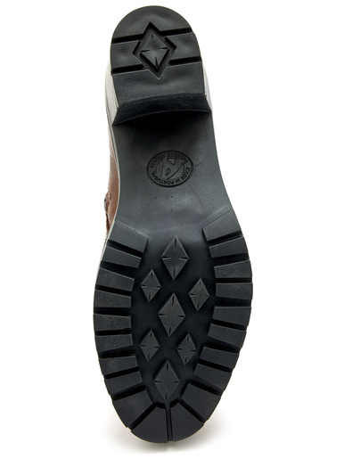 Boots dessus cuir