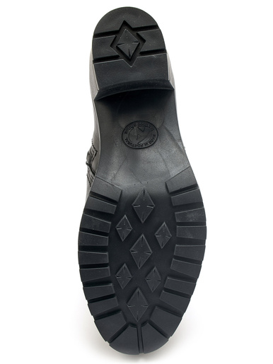 Boots dessus cuir