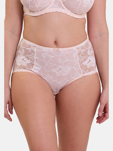 Culotte sculptante haute Capucine - Sans Complexe - Ivoire & rose