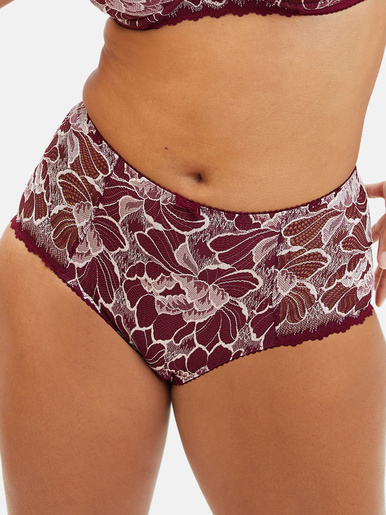 Culotte sculptante haute Capucine - Sans Complexe - Rouge rhododendron