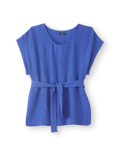Blouse en seersucker