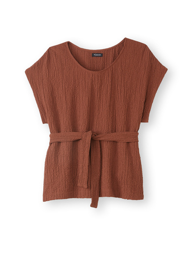 Blouse en seersucker