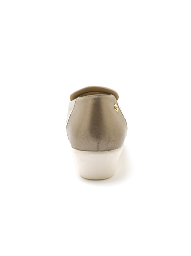 Mocassins bicolores ajourés