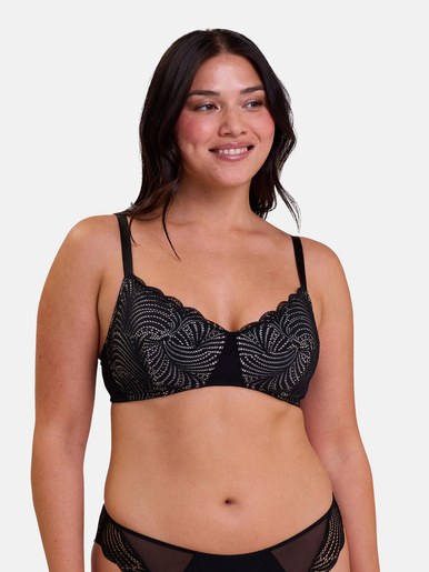 Soutien-gorge post-opératoire Olivia - Sans Complexe - Noir