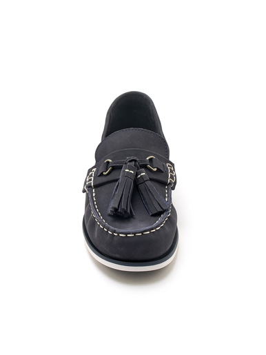 Mocassins à pompons