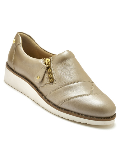 Sans-gêne élastiqués et zippés - Pédiconfort - Doré