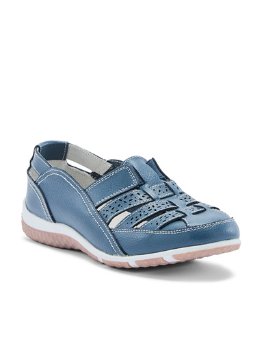 Mocassins ajourés élastiqués