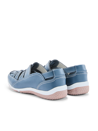 Mocassins ajourés élastiqués