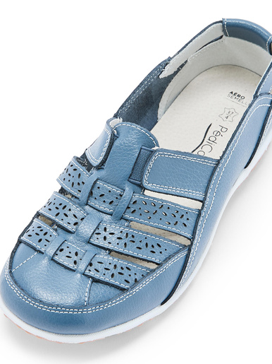 Mocassins ajourés élastiqués