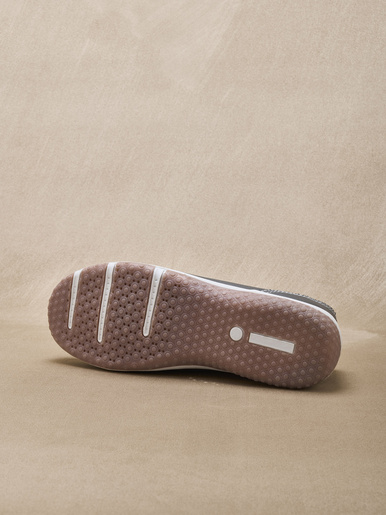 Mocassins ajourés élastiqués