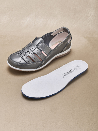 Mocassins ajourés élastiqués