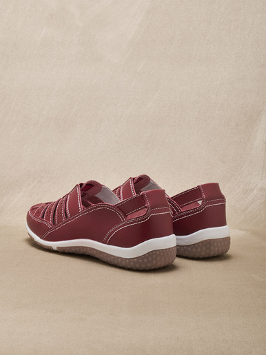 Mocassins ajourés élastiqués