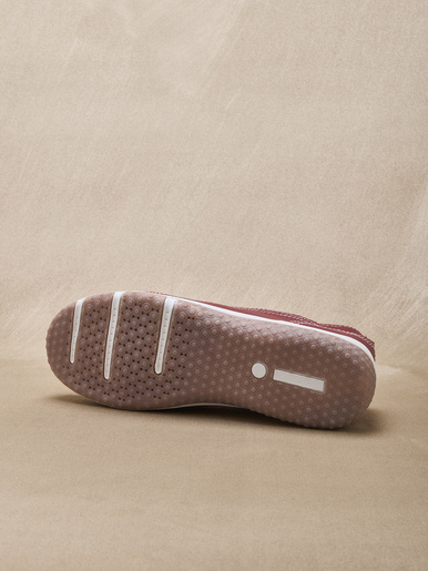 Mocassins ajourés élastiqués