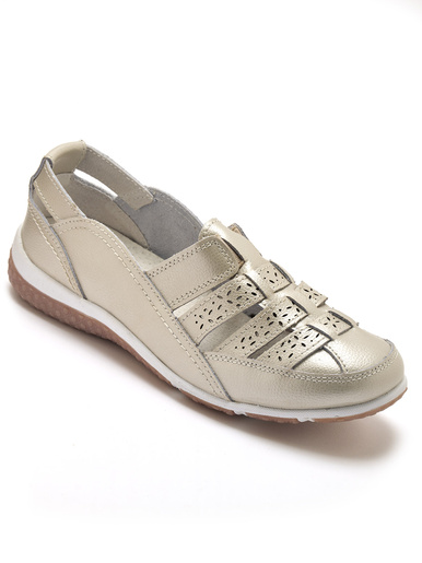 Mocassins ajourés élastiqués