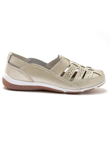 Mocassins ajourés élastiqués