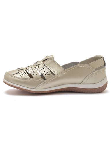 Mocassins ajourés élastiqués