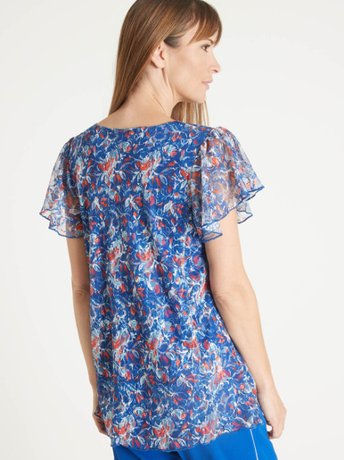 Tee-shirt en maille dentelle