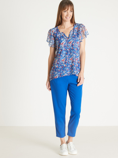 Tee-shirt en maille dentelle