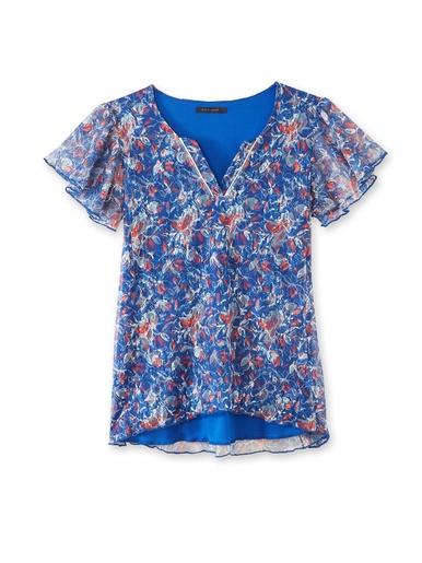 Tee-shirt en maille dentelle