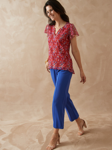 Tee-shirt en maille dentelle