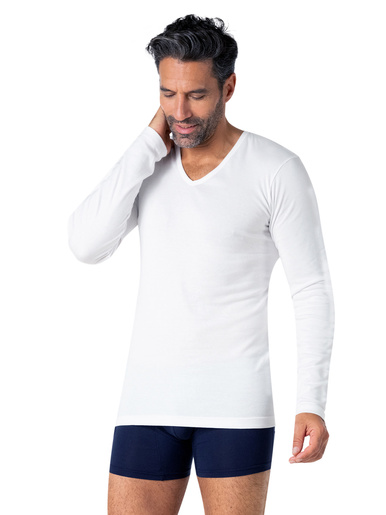 Tee-shirt col V en coton