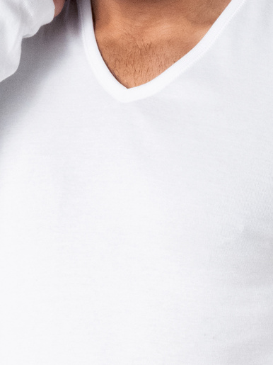 Tee-shirt col V en coton