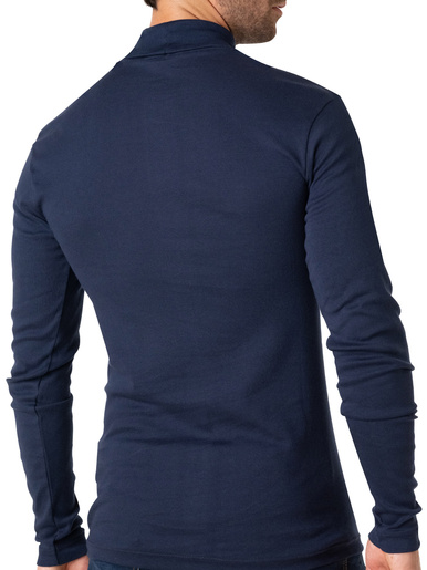 Tee-shirt col roulé pur coton