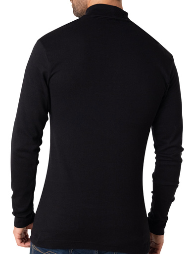 Tee-shirt col roulé pur coton
