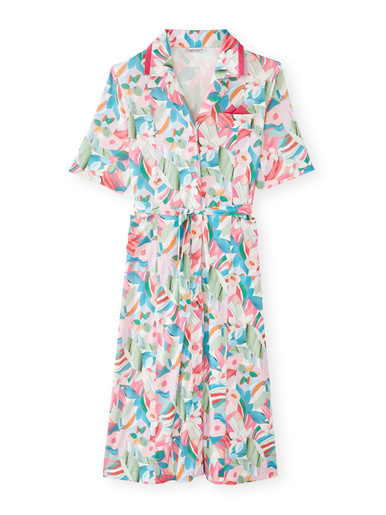 Robe élégante toute boutonnée