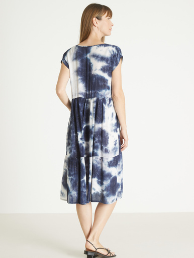 Robe tie and dye à volants
