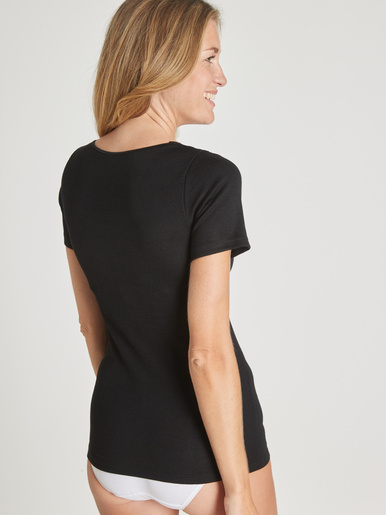 Chemise de corps chaude manches courtes