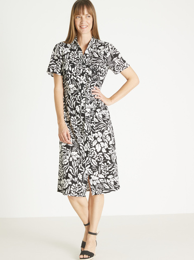 Robe chemisier toute boutonnée