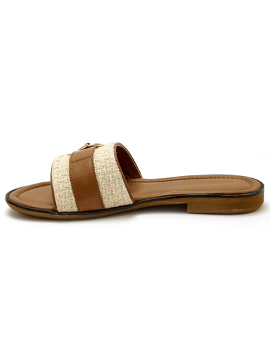 Mules chic en cuir à aérosemelle®