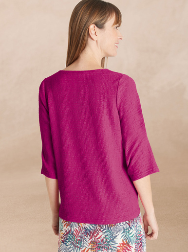 Tee-shirt V galon fantaisie