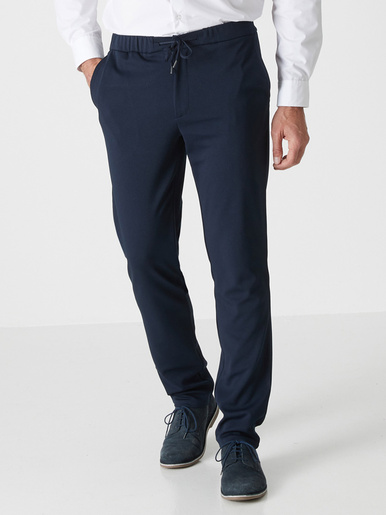 Pantalon en maille - Daxon - Marine