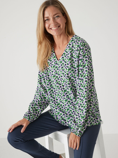 Blouse fluide encolure V
