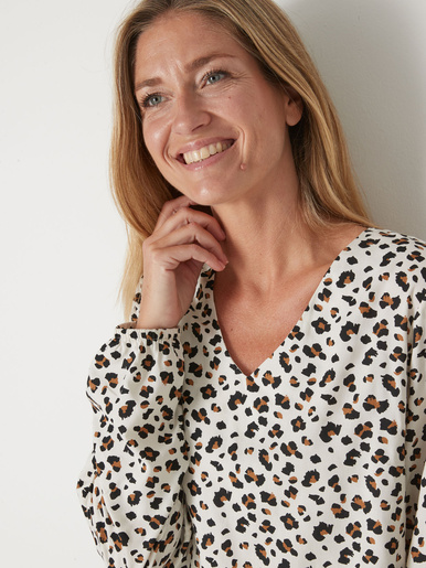 Blouse fluide encolure V - Daxon - 