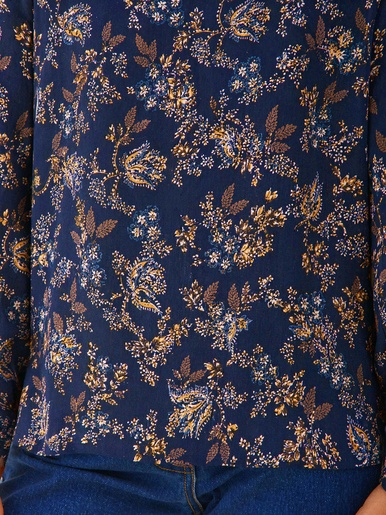 Blouse fluide encolure V