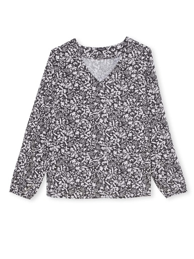 Blouse fluide encolure V