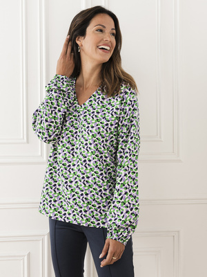 Blouse fluide encolure V
