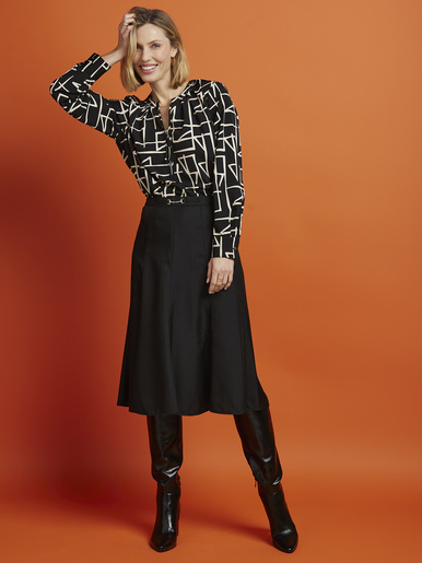 Blouse zippée