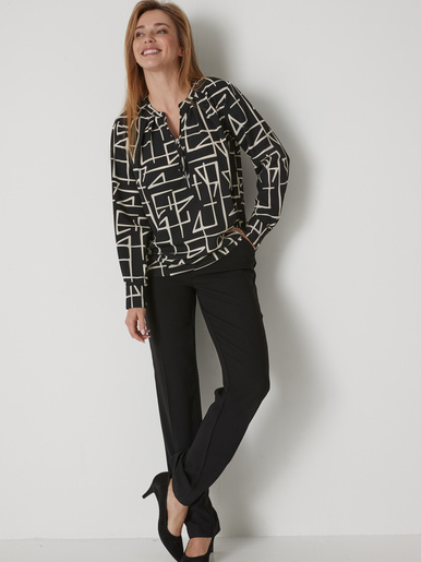 Blouse zippée