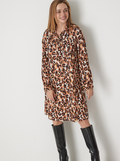 Robe en maille crêpe