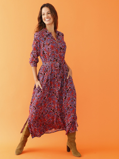 Robe chemisier boutonnée