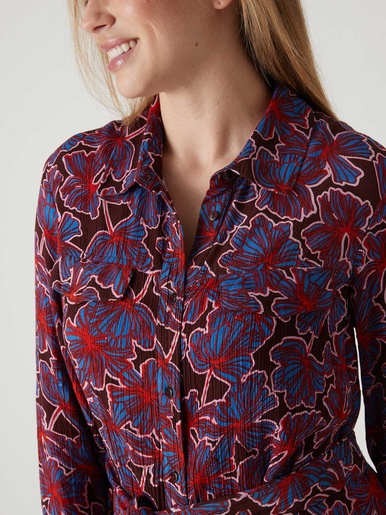 Robe chemisier boutonnée