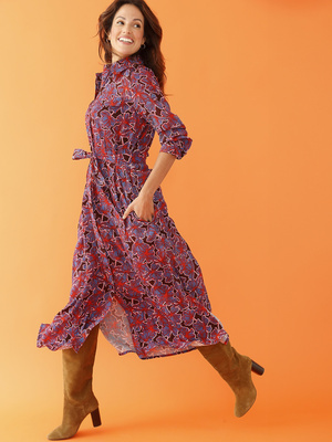 Robe chemisier boutonnée