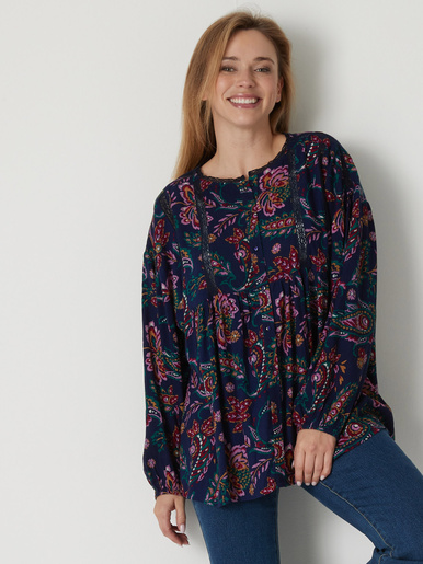 Blouse forme boîte