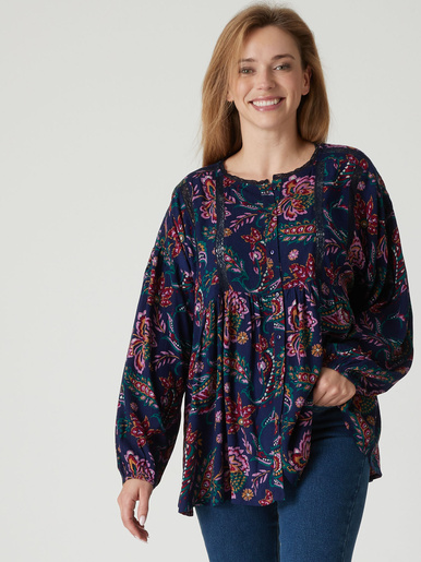 Blouse forme boîte