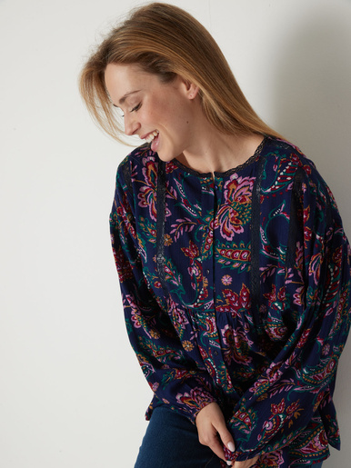 Blouse forme boîte
