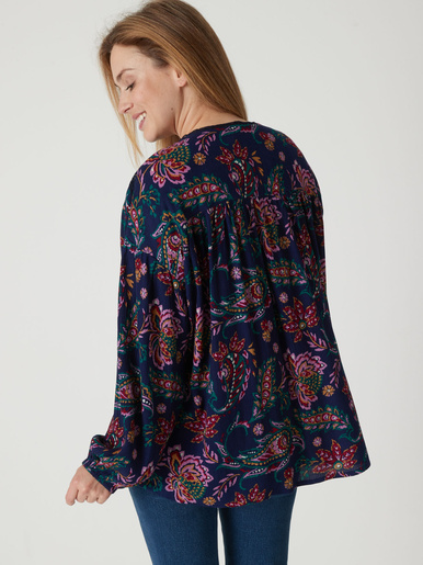 Blouse forme boîte